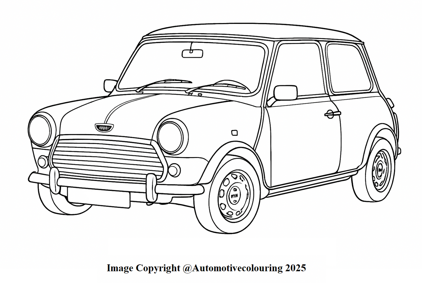Classic Mini Colouring Book NEW RELEASE FOR DECEMBER 2025 ! Now In Stock !