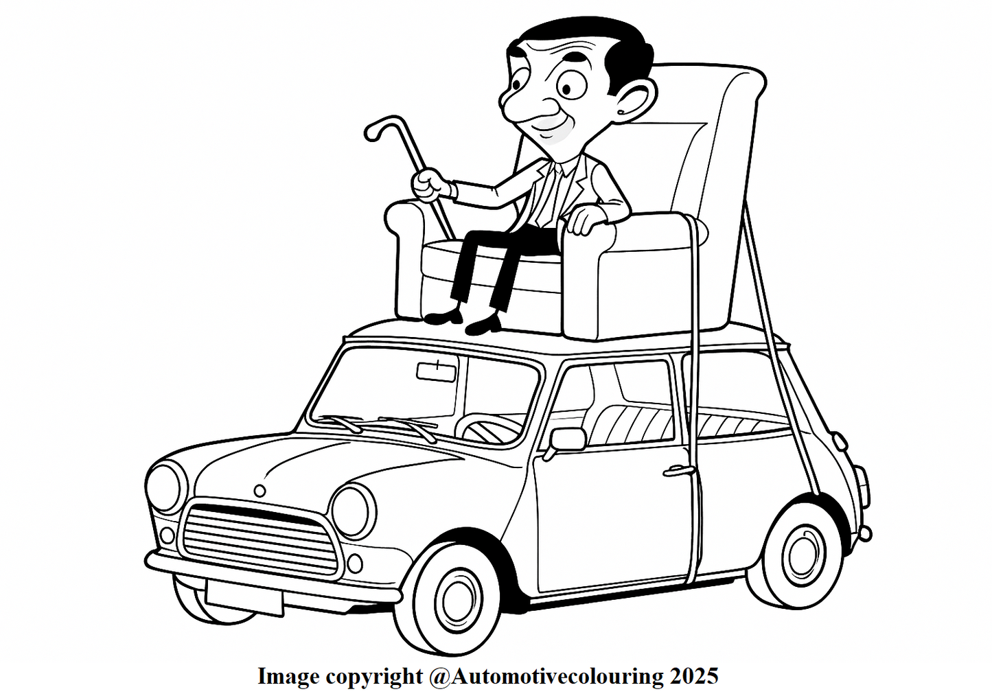 Classic Mini Colouring Book NEW RELEASE FOR DECEMBER 2025 ! Now In Stock !